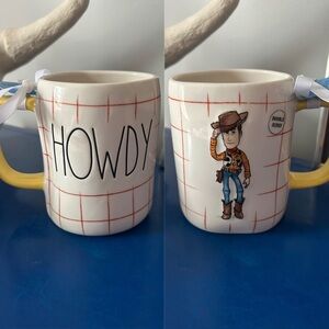 Rae Dunn Disney Pixar Toy Story Woody Howdy double sided mug